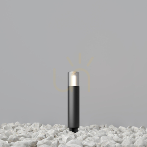 Garden spike light Maytoni Glide O437FL-01GF graphite 37 cm G9 small 0