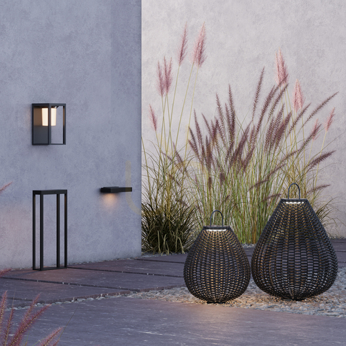 Check PLET OSL599FL-L5B3K IP65 Maytoni solar standing lamp.