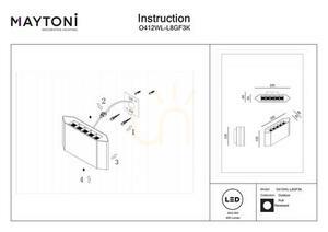 PULL wall lamp O412WL-L8GF3K IP54 Maytoni small 5