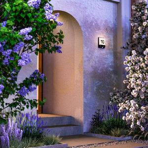 ROW outdoor wall lamp O448WL-L9GF3KSR IP44 Maytoni small 1