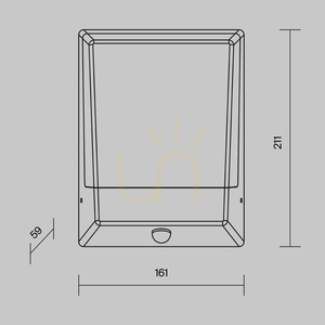 ROW outdoor wall lamp O448WL-L9GF3KSR IP44 Maytoni small 8