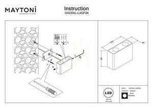 SHOW wall lamp O433WL-L4GF3K IP54 Maytoni small 6