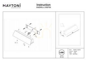 TRUPP outdoor wall lamp O429WL-L10GF3K IP54 Maytoni small 6