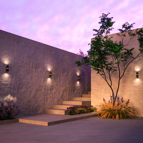 Check BOWERY outdoor wall lamp O582WL-02B IP54 Maytoni