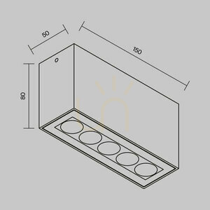ARES outdoor plafonds O309CL-L10GF3K IP54 Maytoni small 7