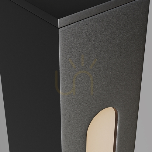 Check Maytoni Pole O440FL-L24GF3K LED garden post light, graphite, 160 cm, 24 W, 3000 K
