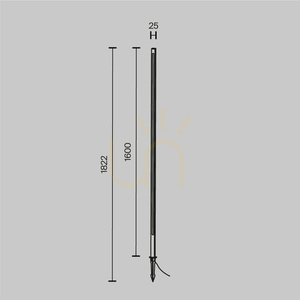 POLE light post O440FL-L24GF3K IP65 Maytoni. small 7