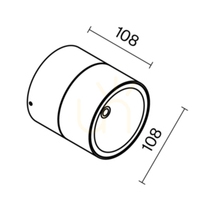 SPIN O310CL-L12W3K outdoor plafonds IP54 Maytoni small 10