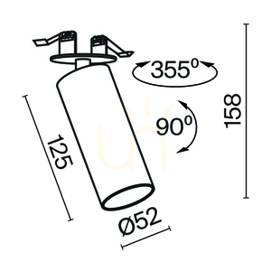FOCUS LED recessed luminaire C053CL-L12W4K-W-W Maytoni small 10