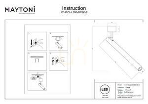 Plafond FOCUS T C141CL-L300-6W3K-B Maytoni small 7