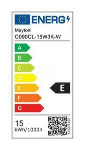 Plafond HYDRA C090CL-15W3K-W IP44 Maytoni small 4