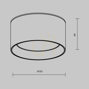 Plafond VEGA C089CL-12W3K-W Maytoni small 7