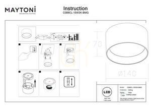 Plafond VEGA C089CL-15W3K-BMG Maytoni small 6