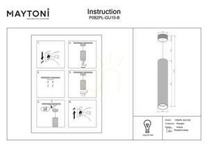 ARTISAN P082PL-GU10-B pendant lamp by Maytoni small 11