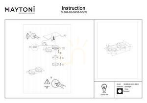 HOOP recessed luminaire DL086-02-GX53-SQ-W Maytoni small 5