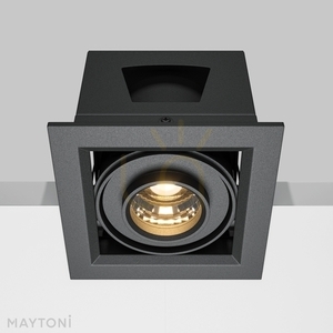 METAL MODERN recessed luminaire DL093-01-10W3K-B Maytoni small 3