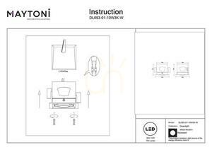METAL MODERN recessed luminaire DL093-01-10W3K-W Maytoni small 7