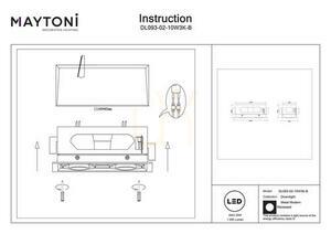 METAL MODERN recessed luminaire DL093-02-10W3K-B Maytoni small 7