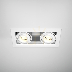 METAL MODERN recessed luminaire DL093-02-10W3K-W Maytoni small 0
