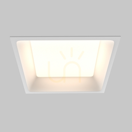 Check OKNO recessed luminaire DL056-18W3-4-6K-W IP44 Maytoni