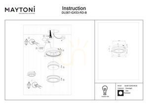 ORLO recessed luminaire DL087-GX53-RD-B Maytoni small 6