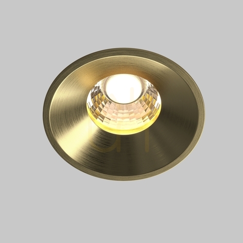 Check ROUND recessed luminaire DL058-12W3K-BS Maytoni