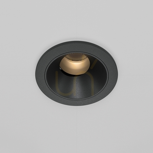 Check WISE recessed luminaire DL057-7W3K-B Maytoni