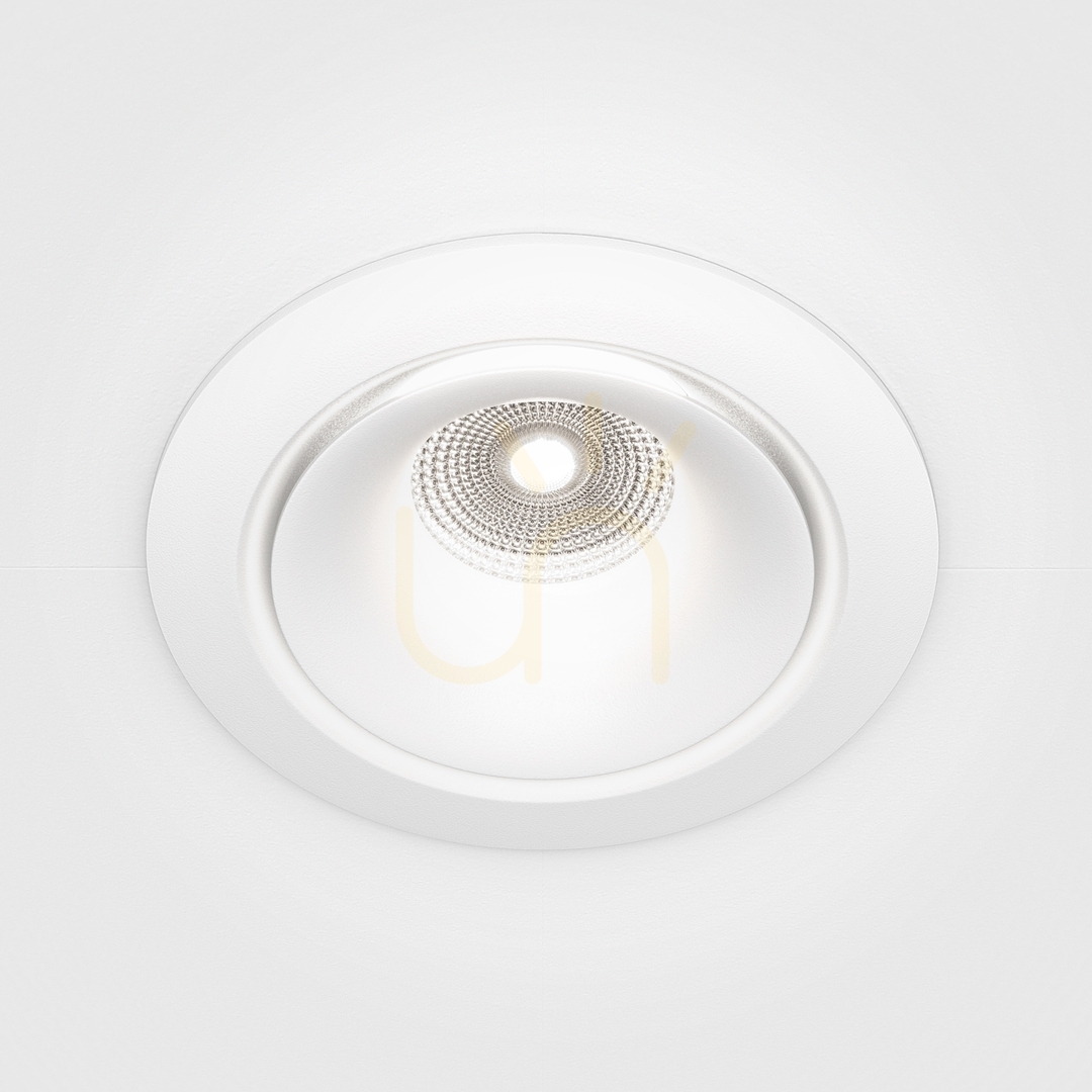 YIN recessed luminaire DL031-L12W4K-W Maytoni