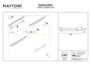 BASIS ROT rail lamp TR104-1-12W3K-W-DE Maytoni small 6