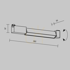 BASIS ROT rail lamp TR104-1-12W4K-B-DE Maytoni small 7