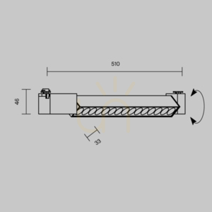 POINTS ROT rail lamp TR010-1-22W3K-M-B-DE Maytoni small 7
