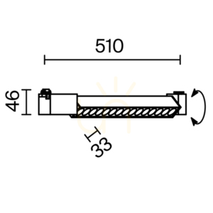 POINTS ROT rail lamp TR010-1-22W3K-M-B-DE Maytoni small 9
