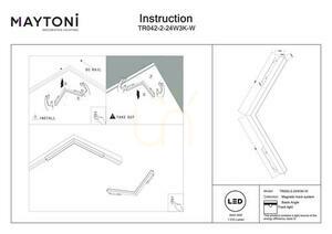BASIS ANGLE rail lamp TR042-2-24W3K-W Maytoni small 3
