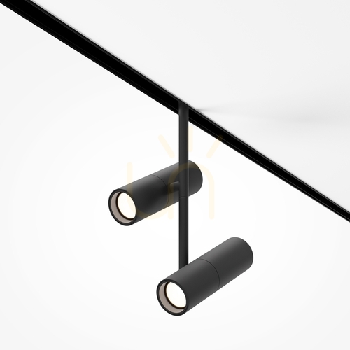 Check ELTI DUO busbar spotlight TR005-2-2X12W3K-B Maytoni