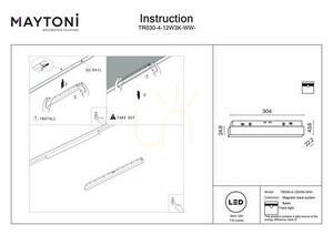 BASIS rail lamp TR030-4-12W3K-WW-DS-W Maytoni small 6
