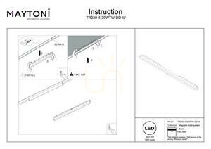 BASIS rail lamp TR030-4-30WTW-DD-W Maytoni small 6