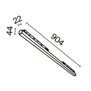 BASIS rail lamp TR030-4-30WTW-DD-W Maytoni small 9