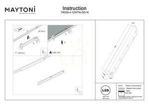 BASIS rail lamp TR030-4-12WTW-DD-W Maytoni small 6