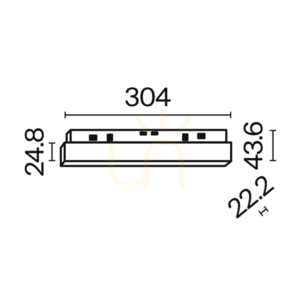BASIS rail lamp TR030-4-12WTW-DD-W Maytoni small 8
