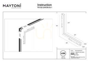 BASIS rail lamp TR102-24W3K-B-1 Maytoni small 6