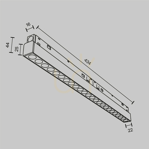 POINTS rail lamp TR031-4-24WTW-DD-B Maytoni small 7