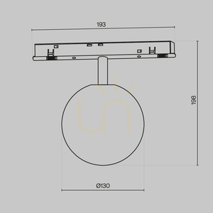 LUNA rail lamp TR038-4-5W3K-WW-DS-1 Maytoni small 6