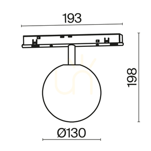LUNA rail lamp TR038-4-5W3K-WW-DS-W-1 Maytoni small 8