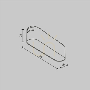 BASIS rail lamp TR080-1-6W3K-W Maytoni small 7