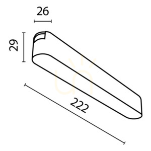 BASIS rail lamp TR080-1-12W4K-W Maytoni small 5