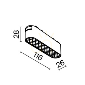 BASIS GRID rail lamp TR084-1-6W3K-W Maytoni small 9