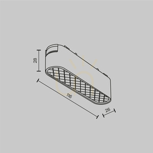 Maytoni Basis Grid Radity Magnetic Track Light TR084-1-6W4K-W White 6 W 4000 K small 7