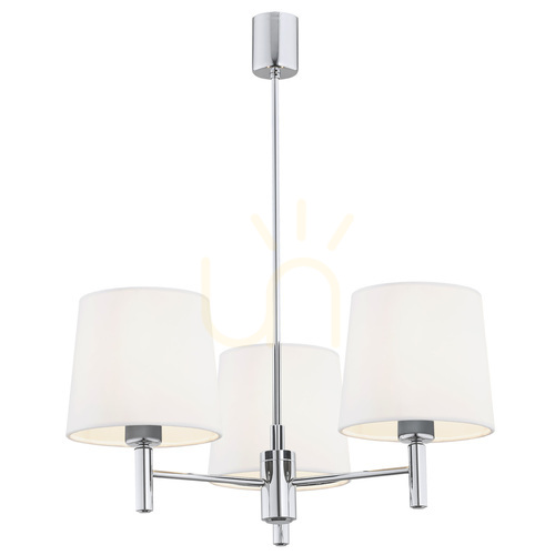 Check Chandelier ARGON Bolzano Plus 6114 White Chrome 3xE27