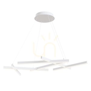 Maytoni LINE LED pendant light MOD016PL-L75W white 79W 3000K 101 cm small 2