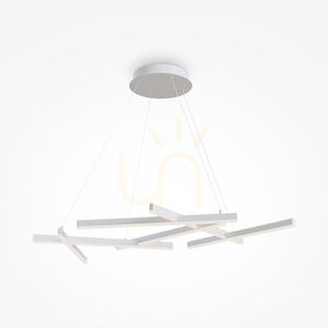 Maytoni LINE LED pendant light MOD016PL-L75W white 79W 3000K 101 cm small 0